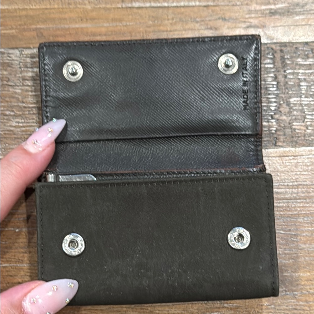 Prada Tri-Fold Key Case (Black) - Picture 7 of 12